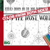 Christmas Giant Coloring Poster