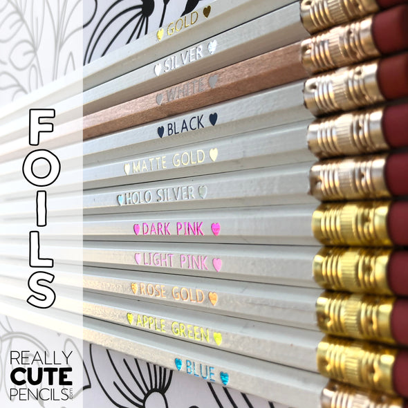 Set of Six Personalized #2 Pencils, Tutti Frutti