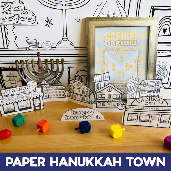 Eight Nights of Hanukkah Craftivities Pack ***Digital Download Only***