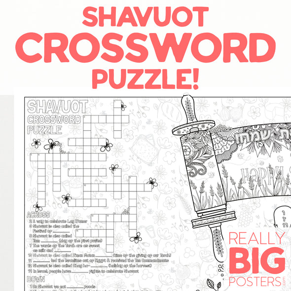 Shavuot Coloring Poster